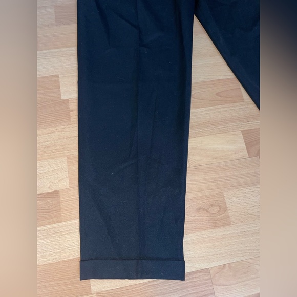 Vintage 60s Amen Wardy Audrey Hepburn Pleated Mod chanel style Black Pant - Picture 6 of 13